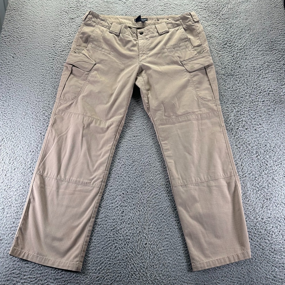 5.11 Tactical Pant Women 18 Beige Cotton Cargo Straight Ripstop Workwear Utility